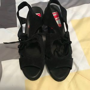 Brand New Suede Wedges